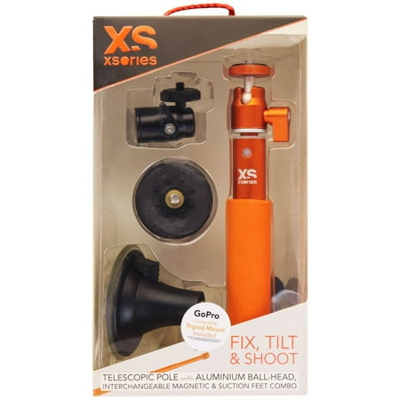 COMBO FIX TILT & SHOOT Telescopic Pole Aluminium Monopod w/ Magnetic & Suction Support COMBO FIX TILT & SHOOT Telescopic Pole Aluminium Monopod w/ Magnetic & Suction Support